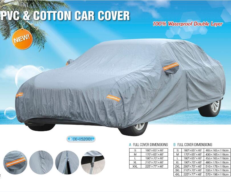 Universal 250g PVC with cotton Car Cover SUV cover