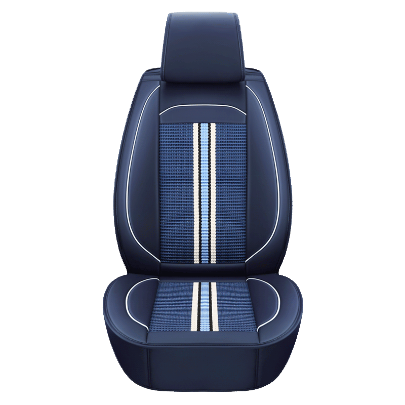 New product full set multi color universal car seat cover leather and ice silk fabrics