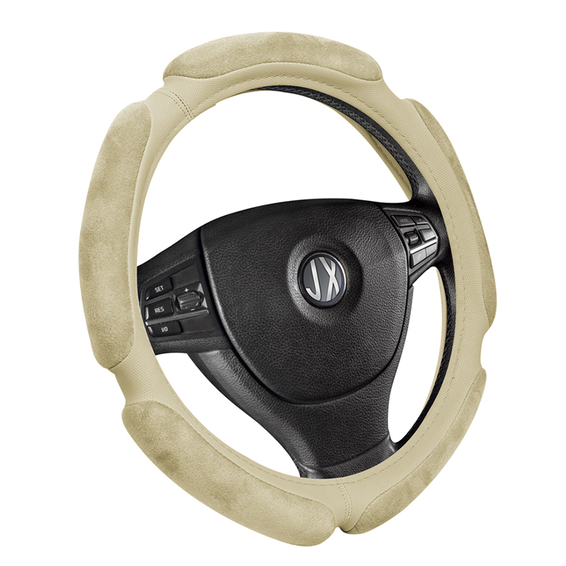 Universal PU Suede memory foam soft steering wheel cover