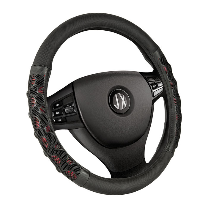 Promotional punched PU car steering wheel cover