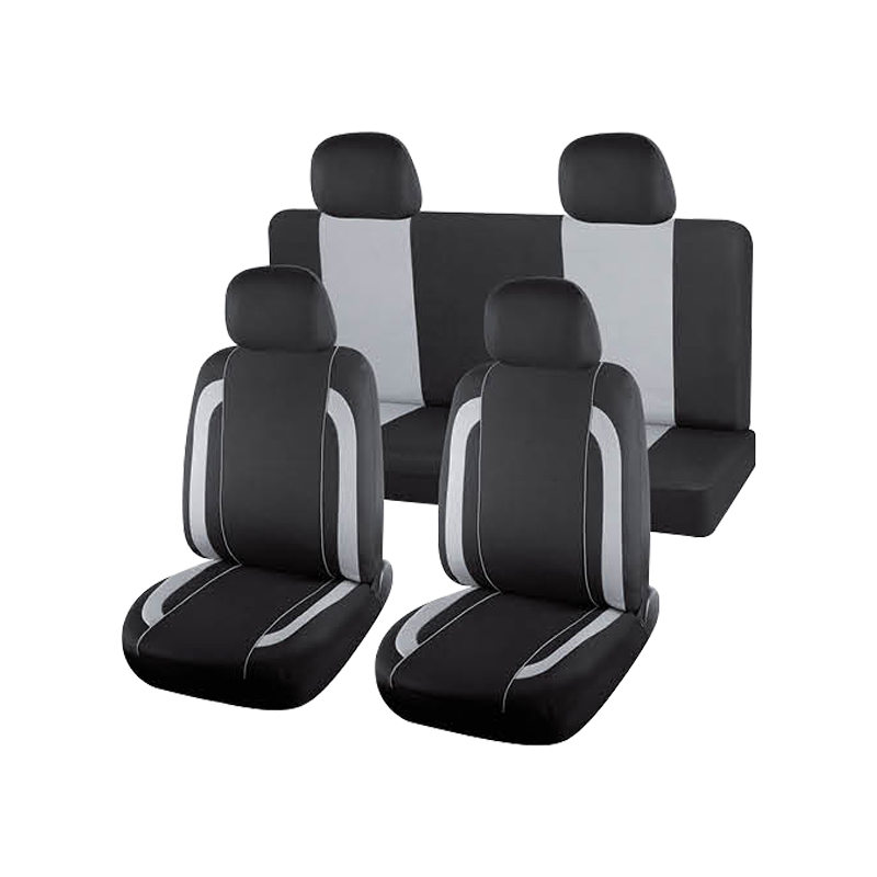 JX-211065 Polyester Car Seat Covers Full Set, Airbag Compatible Easy to Install - Universal Fit for Cars, Trucks & SUVs