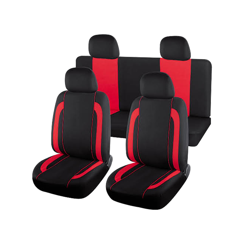 JX-211065 Polyester Car Seat Covers Full Set, Airbag Compatible Easy to Install - Universal Fit for Cars, Trucks & SUVs