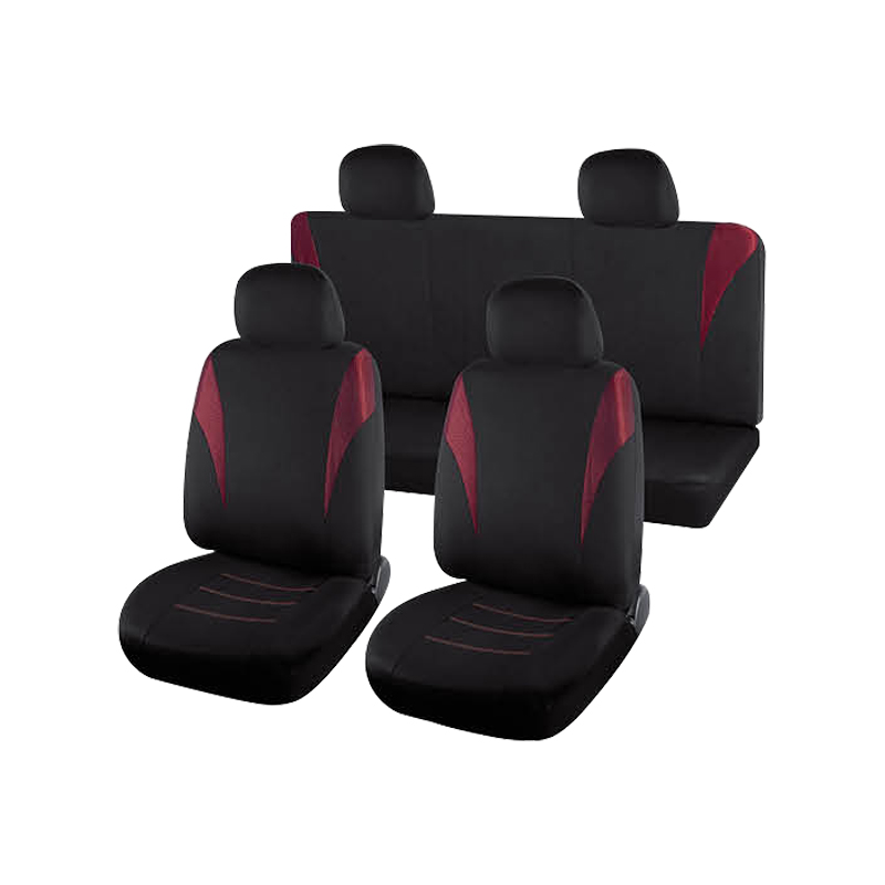 JX-211068 Polyester Car Seat Covers Full Set, Airbag Compatible Easy to Install - Universal Fit for Cars, Trucks & SUVs