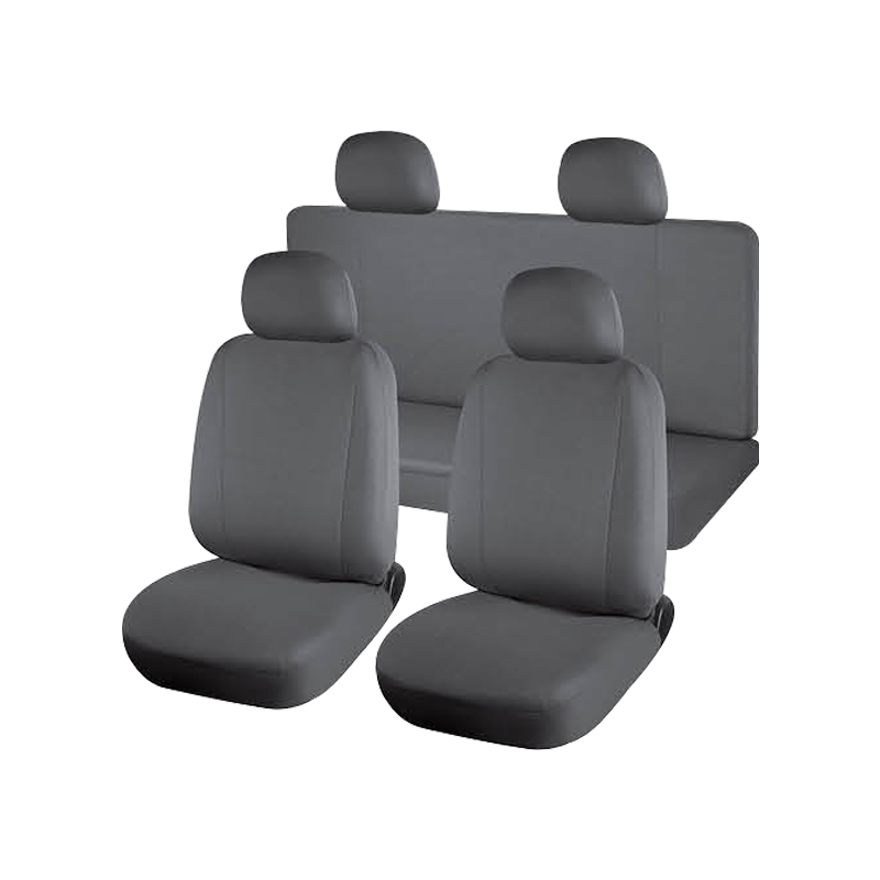 JX-211069 Polyester Car Seat Covers Full Set, Airbag Compatible Easy to Install - Universal Fit for Cars, Trucks & SUVs